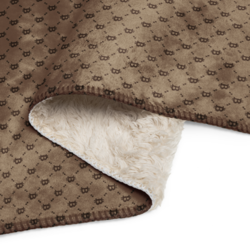 Bitcoin Fashion Sherpa Blanket