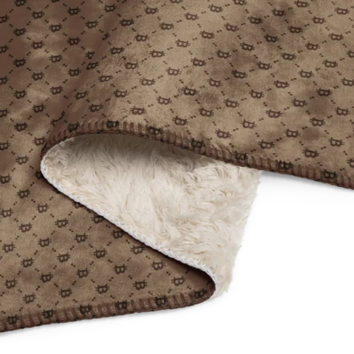 Bitcoin Fashion Sherpa Blanket