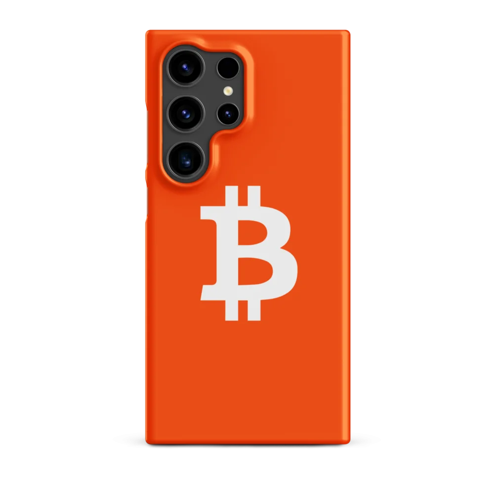 Bitcoin Orange Snap Case for Samsung®