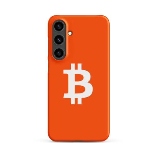 Bitcoin Orange Snap Case for Samsung®