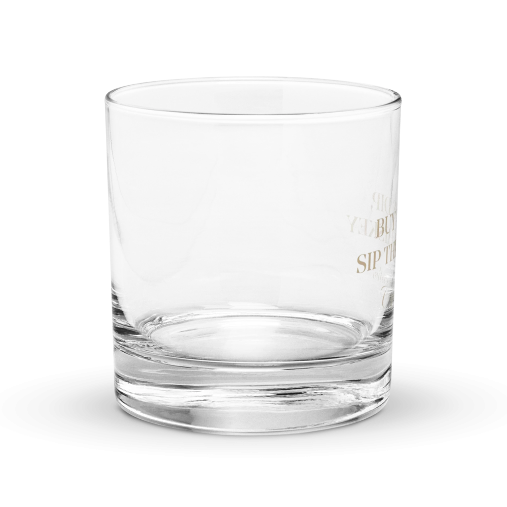 Buy The Dip, Sip The Whiskey Rocks Glass - Image 3