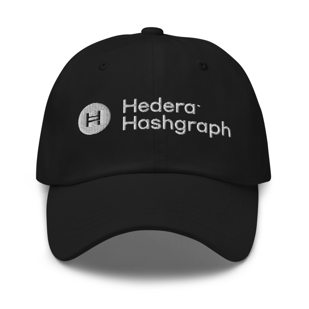 classic dad hat black front 6783ee500b0ff - Hedera Hashgraph Baseball Cap