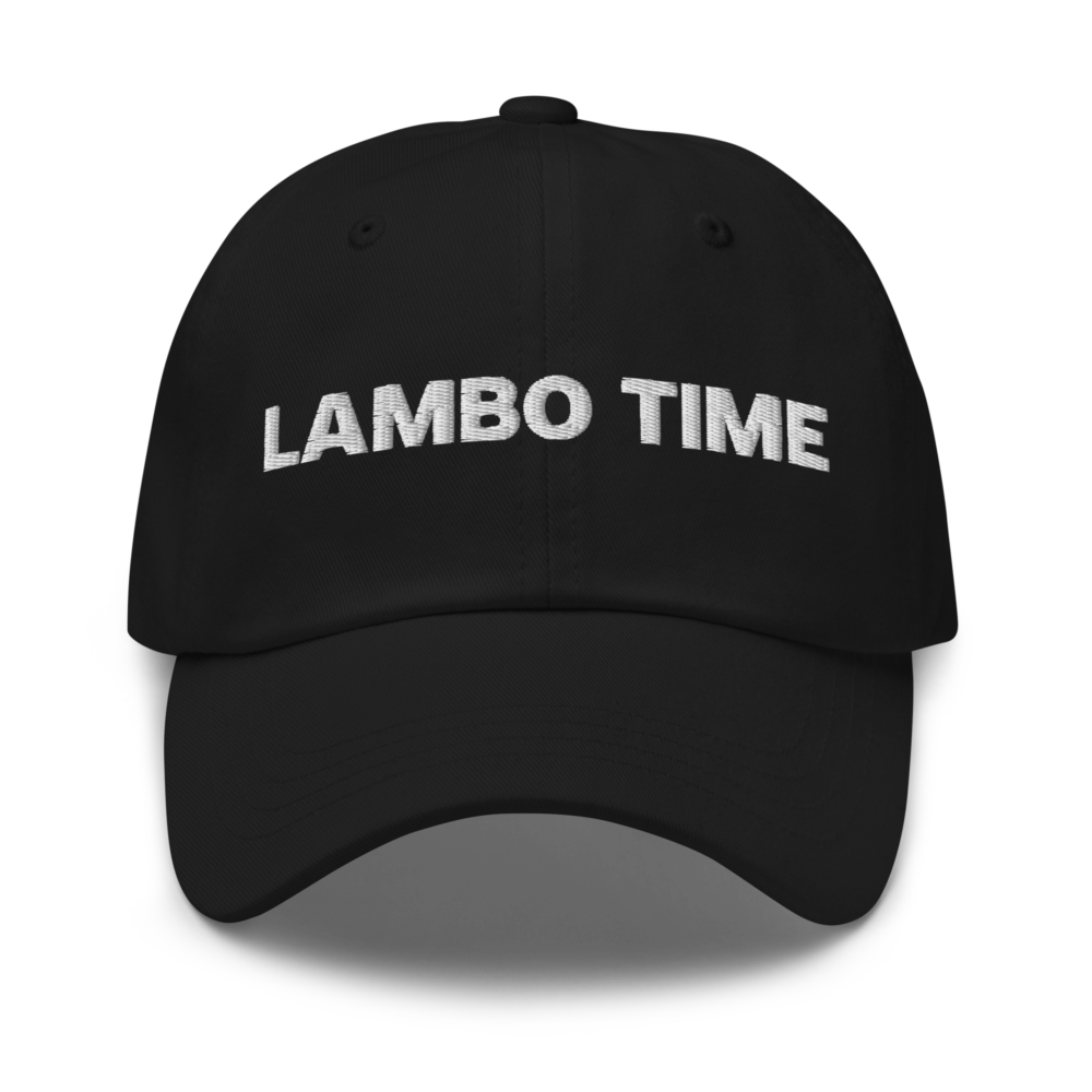 classic dad hat black front 679696f05ec54 - Lambo Time Baseball Cap