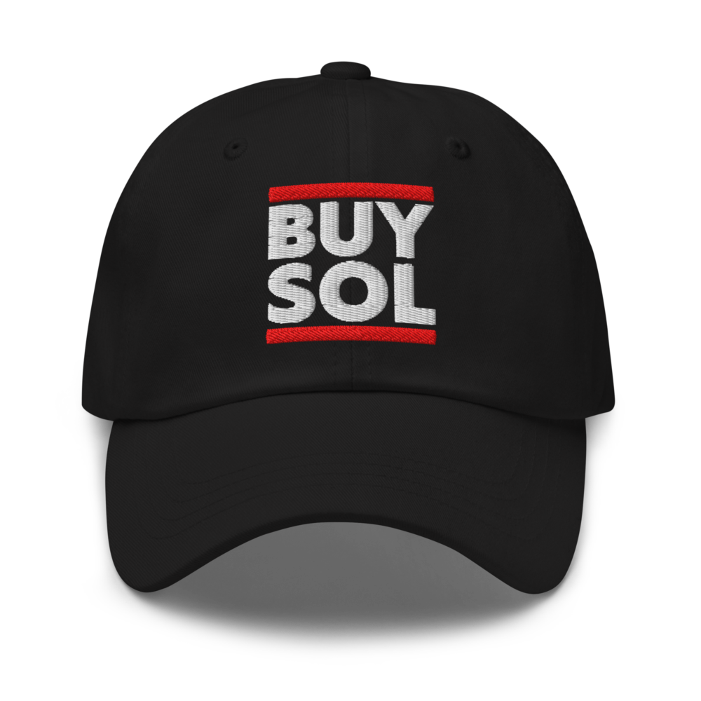 classic dad hat black front 6796d1800fa4e - Buy Sol Baseball Cap