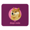 Doge Coin x Pink Mouse Pad