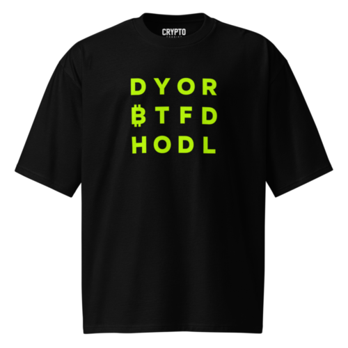 DYOR BTFD HODL Oversized T-Shirt