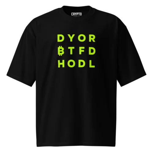 DYOR BTFD HODL Oversized T-Shirt