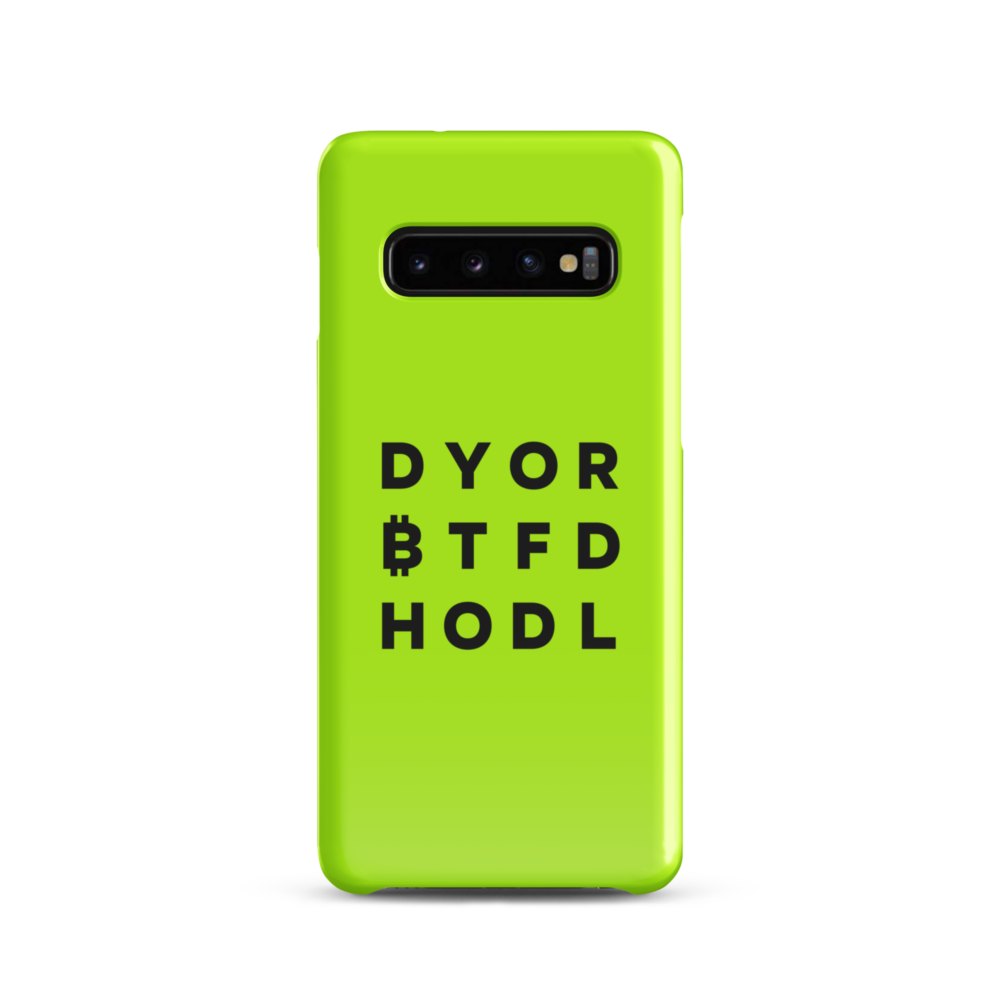 DYOR BTFD HODL Snap Case for Samsung®