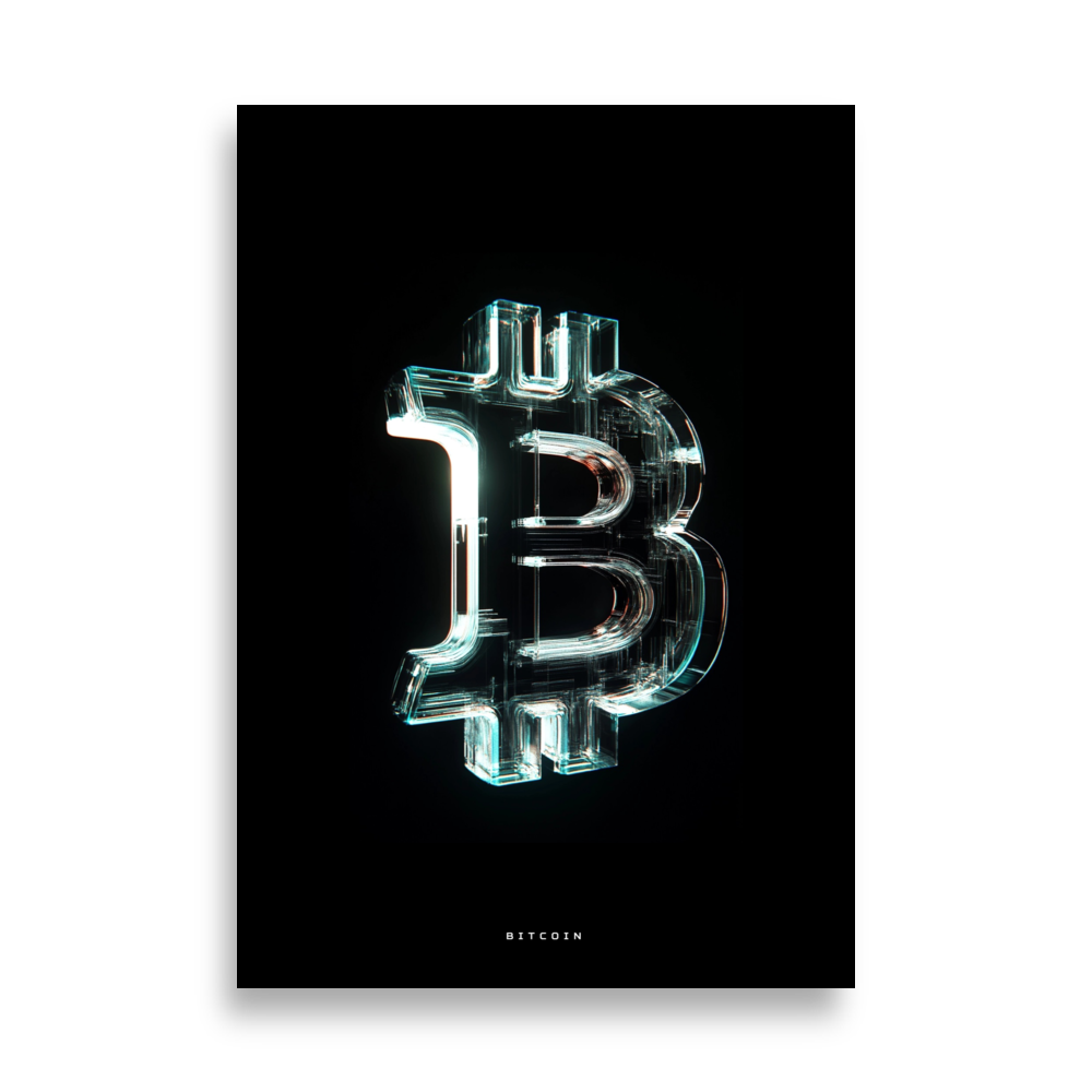 enhanced matte paper poster cm 70x100 cm front 6786bae6a5f10 - Bitcoin: The Crystal Code Poster