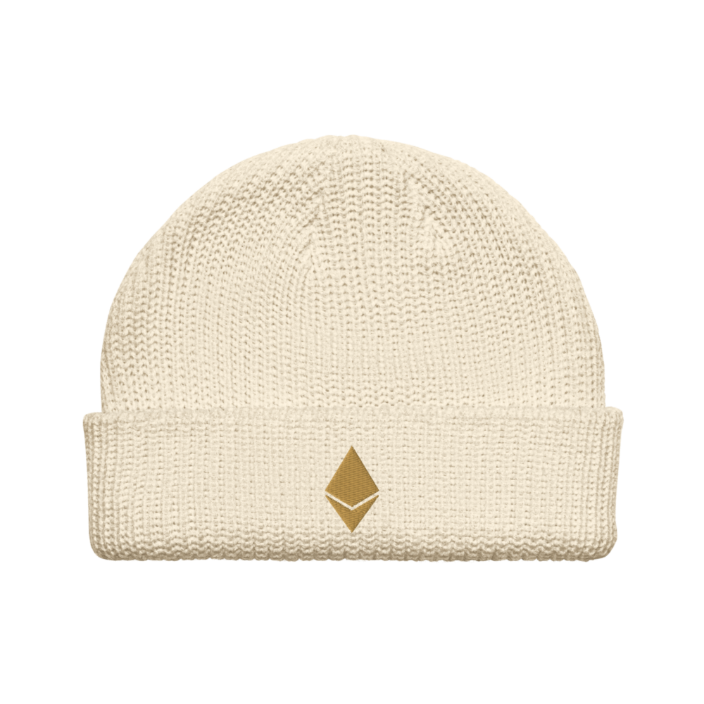 fisherman beanie ecru front 679a99a70edef - Ethereum Fisherman Beanie