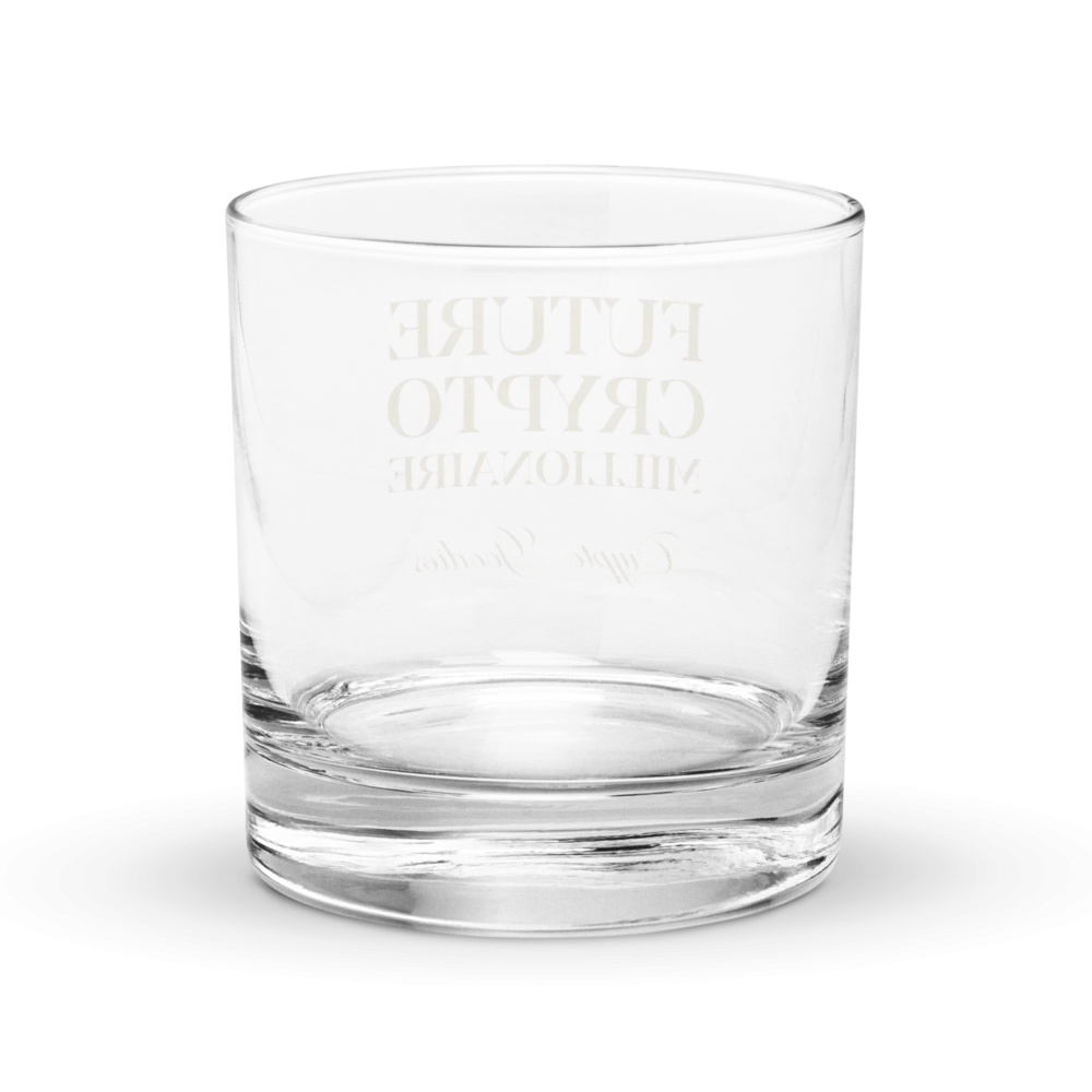 Future Crypto Millionaire Rocks Glass - Image 4