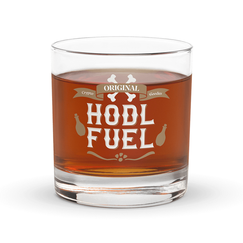 Hodl Fuel Rocks Glass