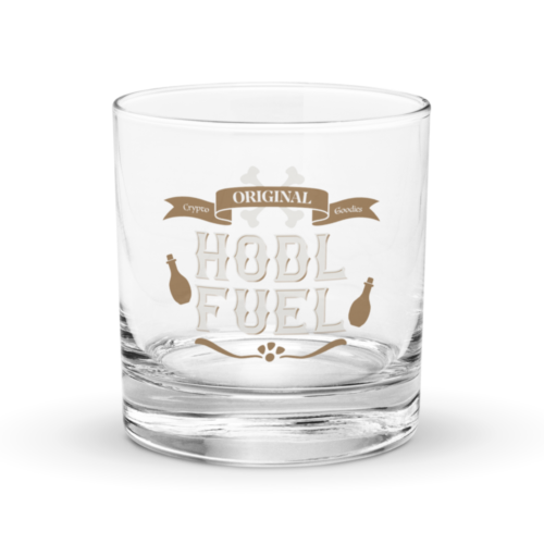 HODL Fuel Rocks Glass