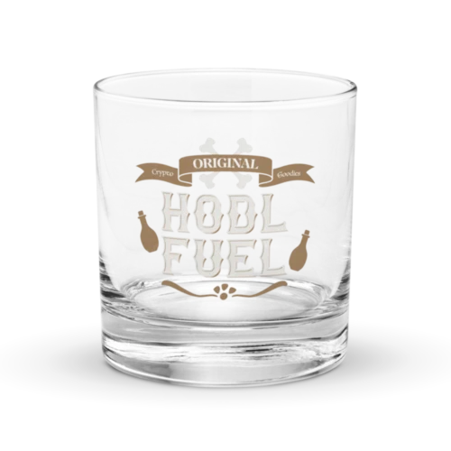 HODL Fuel Rocks Glass