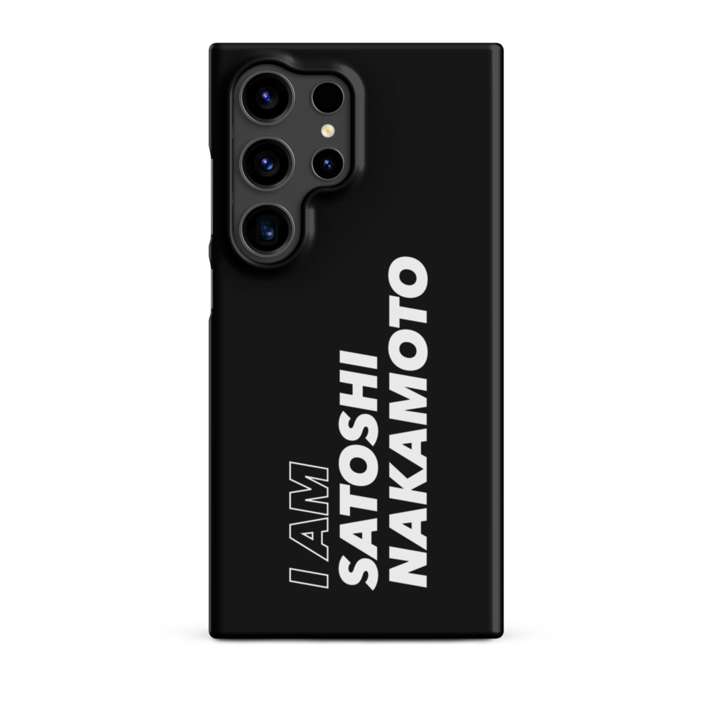 I Am Satoshi Nakamoto Snap Case For Samsung®