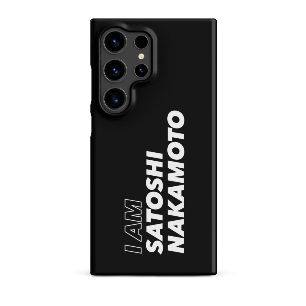I Am Satoshi Nakamoto Snap Case for Samsung®