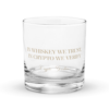 In Whiskey We Trust, In Crypto We Verify Rocks Glass
