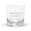 Moonshots & Malts Rocks Glass
