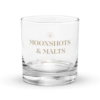 Moonshots & Malts Rocks Glass