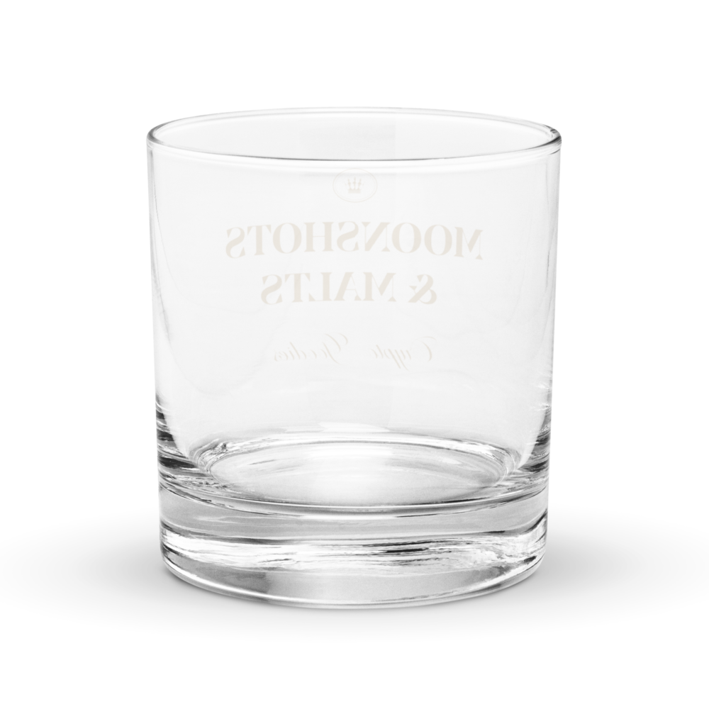 Moonshots & Malts Rocks Glass