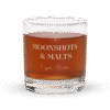 Moonshots & Malts Rocks Glass