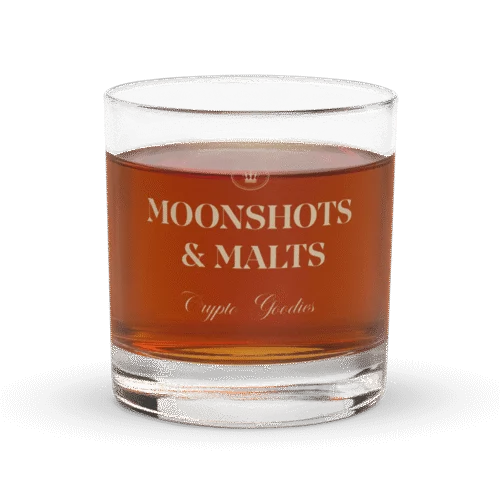 Moonshots & Malts Rocks Glass