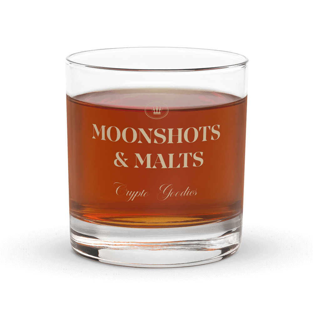 Moonshots &Amp; Malts Rocks Glass