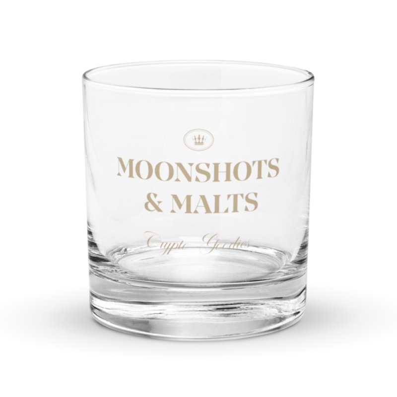 Moonshots & Malts Rocks Glass