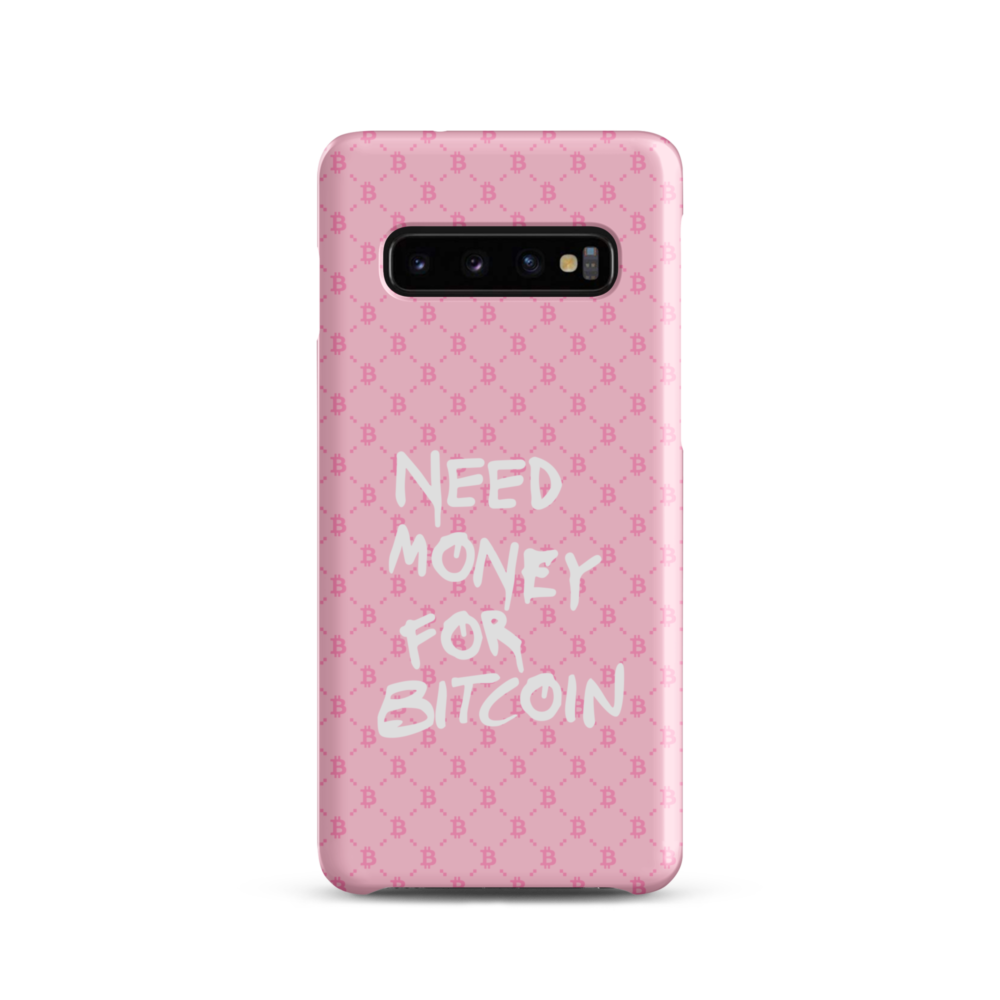 Need Money For Bitcoin (Pink) Snap Case for Samsung®