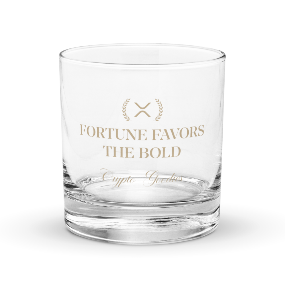 rocks glass 10.5 oz front 678933dfe8132 - XRP: Fortune Favors The Bold Rocks Glass