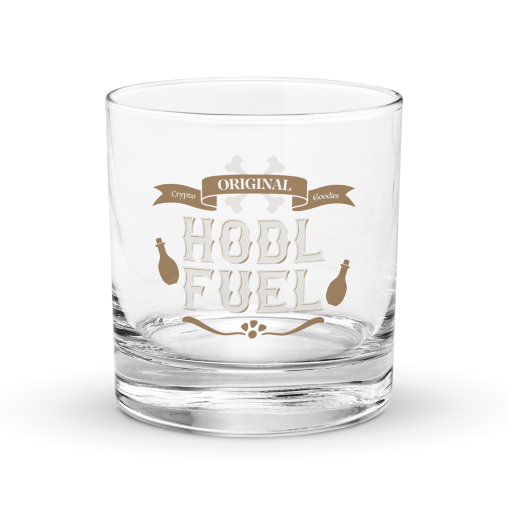 rocks glass 10.5 oz front 678959b08dd34 - HODL Fuel Rocks Glass