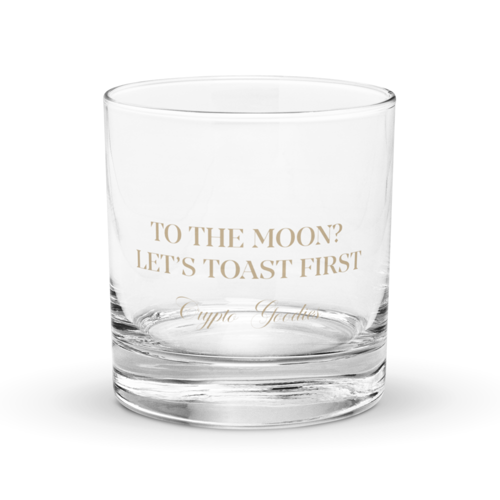 rocks glass 10.5 oz front 67897d50d546a - To The Moon? Let’s Toast First Rocks Glass