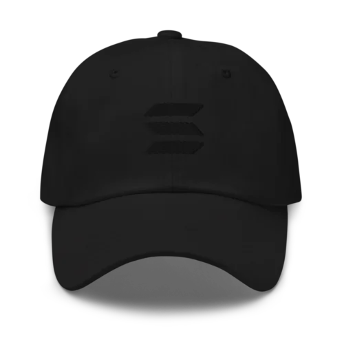 Solana Blackout Baseball Cap
