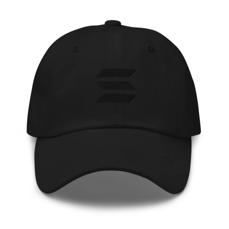 Solana Blackout Baseball Cap