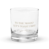 To The Moon? Let’s Toast First Rocks Glass