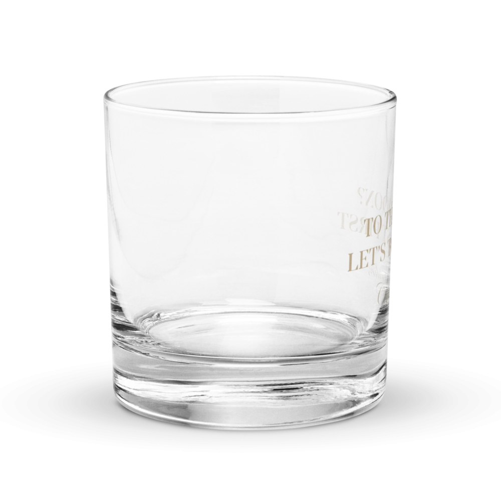 To The Moon? Let’s Toast First Rocks Glass - Image 3