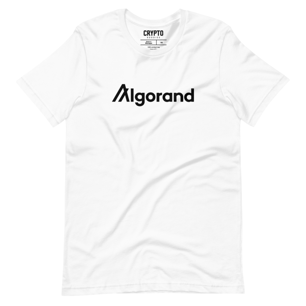 unisex staple t shirt white front 6799548cd97a7 - Algorand Logo White Classic T-Shirt