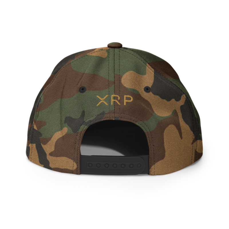 XRP Army (USA) Camo Snapback Hat
