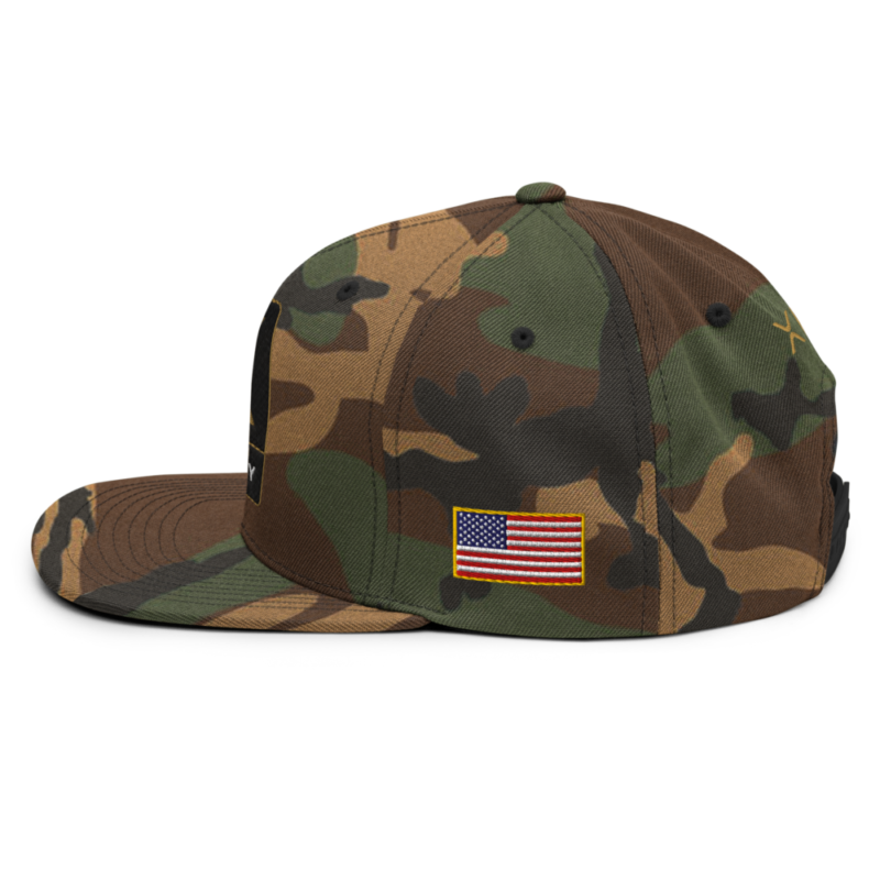 XRP Army (USA) Camo Snapback Hat