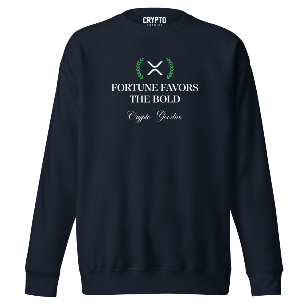 XRP: Fortune Favors The Bold Premium Sweatshirt