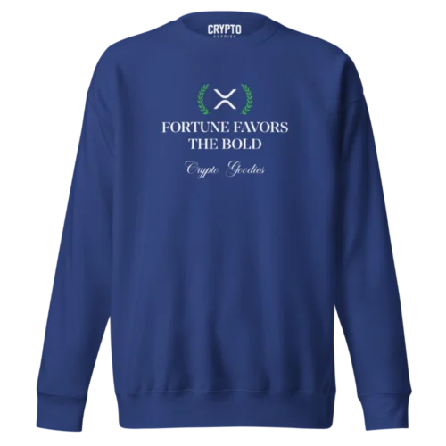 XRP: Fortune Favors The Bold Premium Sweatshirt