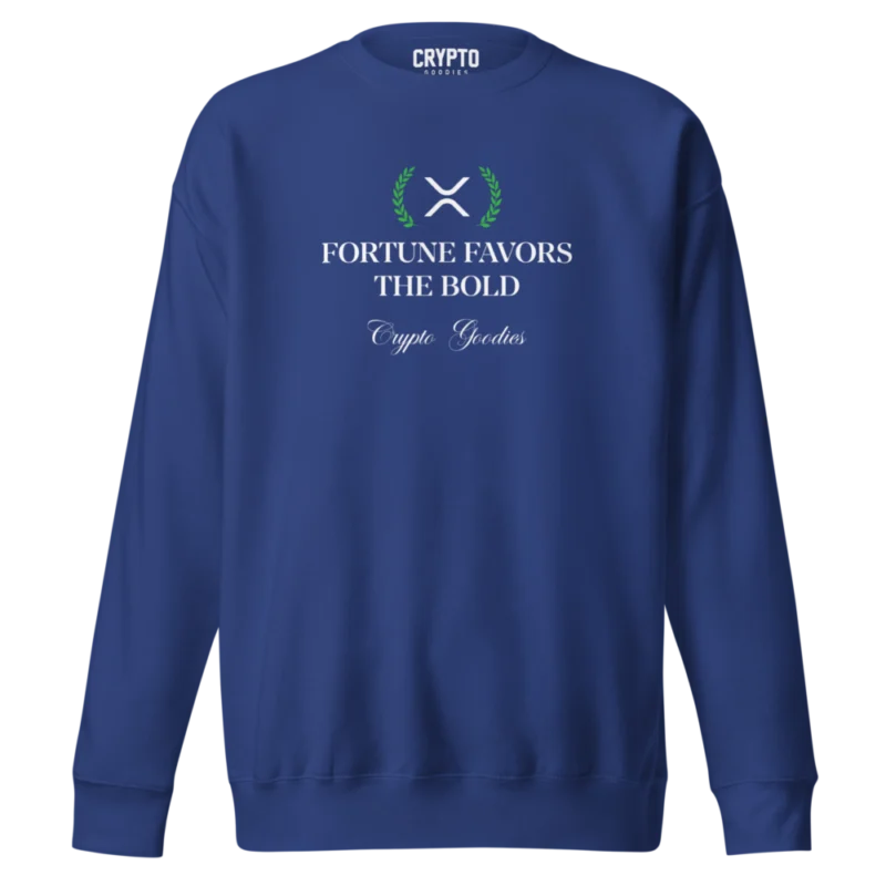 XRP: Fortune Favors The Bold Premium Sweatshirt