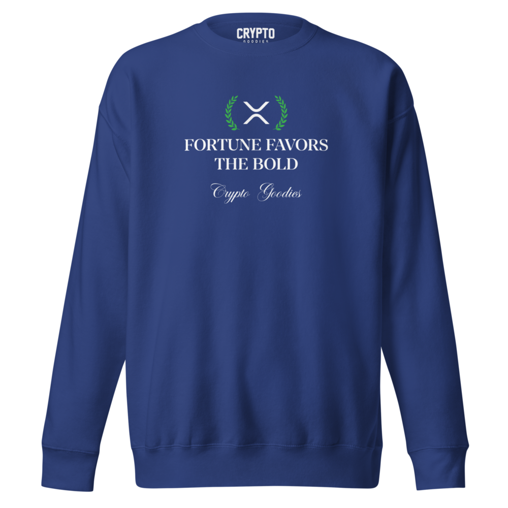 XRP: Fortune Favors The Bold Premium Sweatshirt