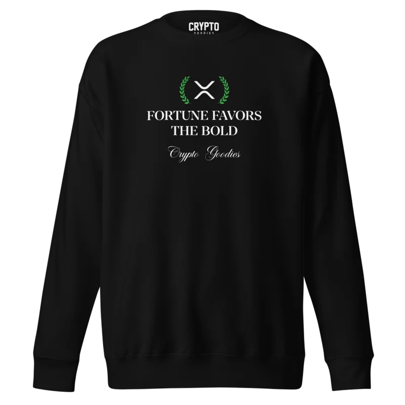 XRP: Fortune Favors The Bold Premium Sweatshirt