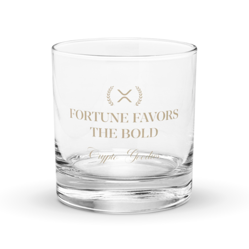 XRP: Fortune Favors The Bold Rocks Glass