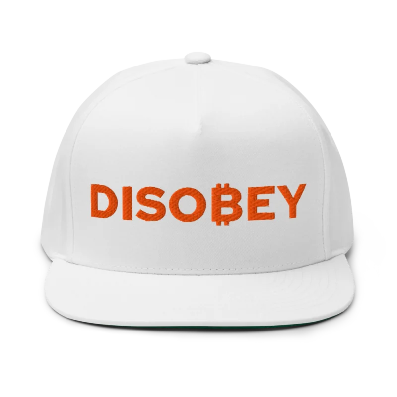 Bitcoin: Disobey Snapback Hat