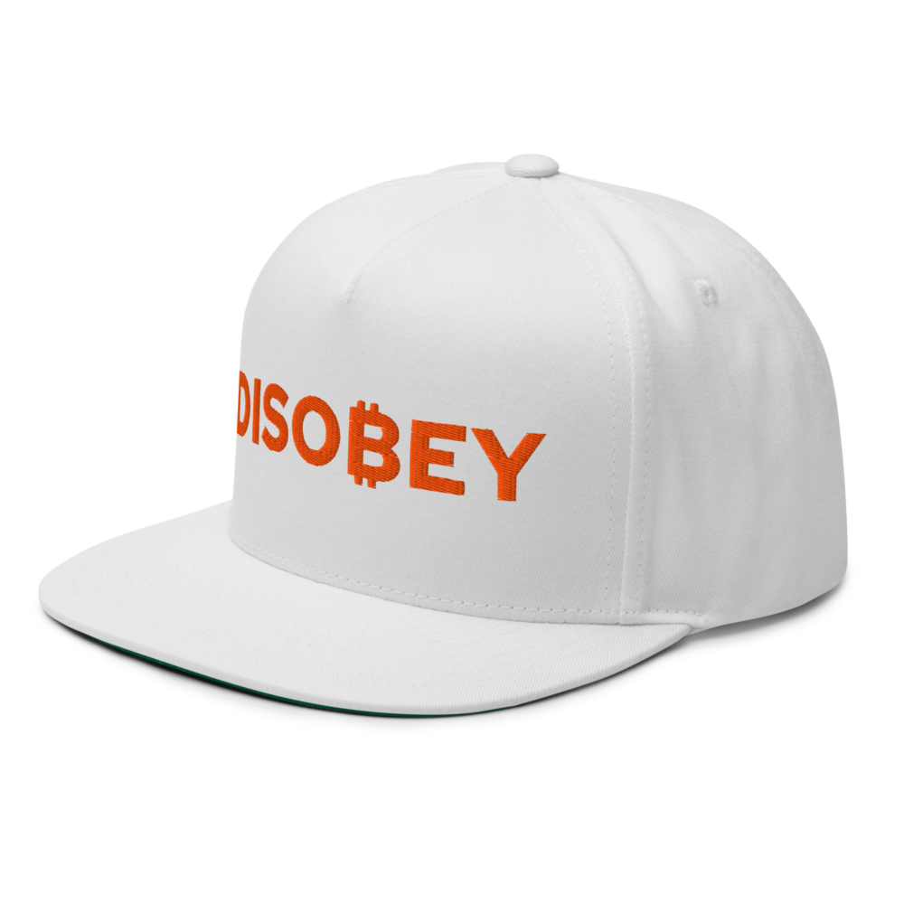 Bitcoin: Disobey Snapback Hat