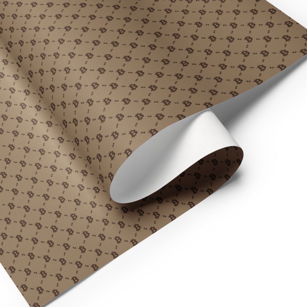 Bitcoin Fashion Wrapping Paper
