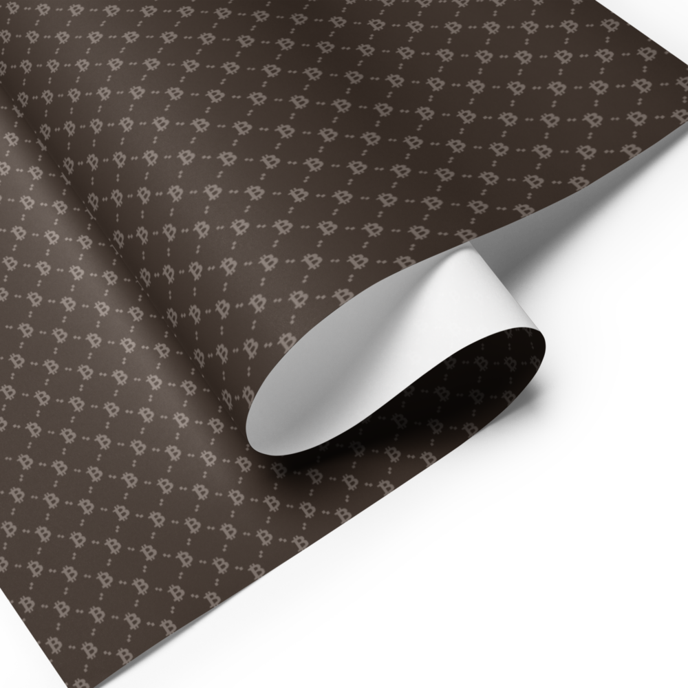 Bitcoin Fashion Wrapping Paper
