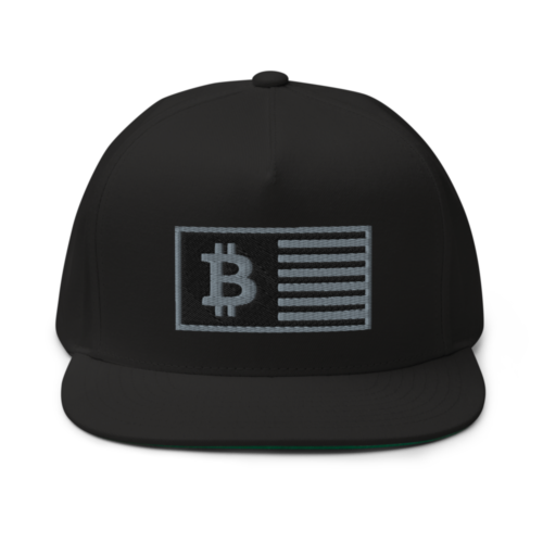 Bitcoin Flag Snapback Hat